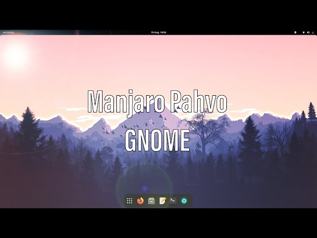 Manjaro Pahvo | The Best GNOME Experience