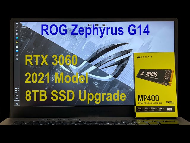 Asus ROG Zephyrus G14 (2021) | 8TB SSD Upgrade Tutorial