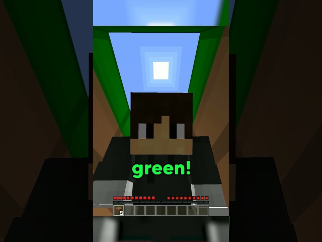 Minecraft, But if I Touch the Color Green It Adds…