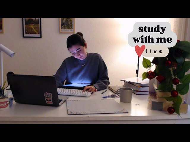 Study with me live 3 hours  🌟|  dentistry student