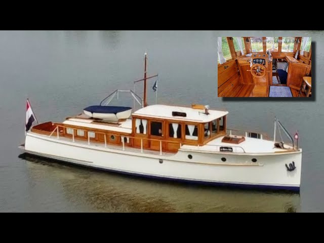 THIS Is The Only 1933 43 ft Commuter Classic Boat Tour On Here! (And She Is For Sale!)