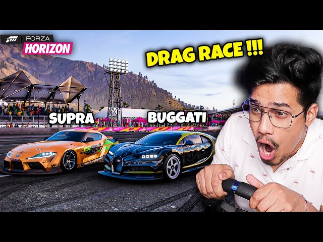 BEAST SUPRA VS BUGGATI CHIRON | DRAG RACE 🤑