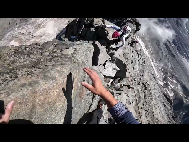 How to down climb from the Matterhorn 马特洪峰下撤 August 2023