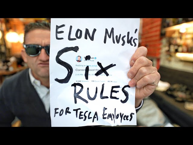Elon Musk's Six Rules for Tesla Employees