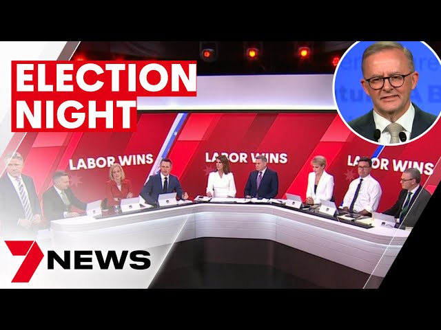 7NEWS 2022 federal election night - Saturday 21st May 2022 | 7NEWS