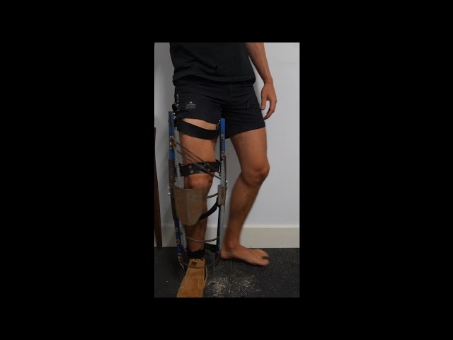 I made an exoskeleton for my leg