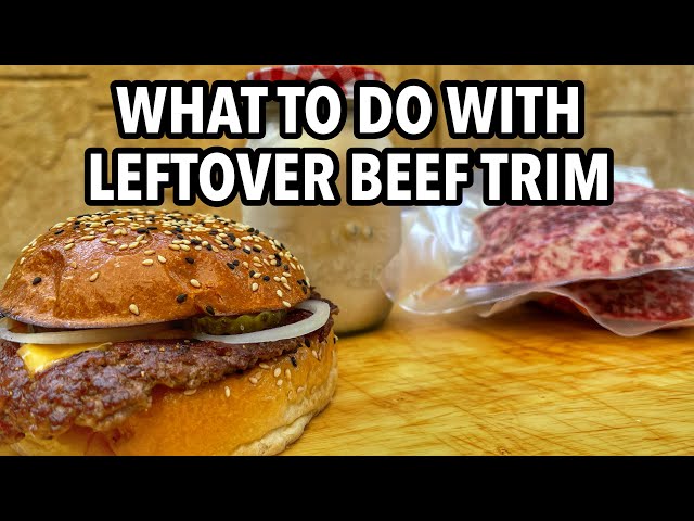 How to Make Beef Tallow and Burger Mince from Brisket Trimmings