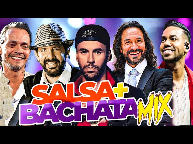 1 HORA DE ÉXITOS de SALSA Y BACHATA - Marc Anthony, Enrique Iglesias, Romeo Santos, Juan Luis Guerra