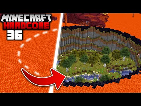 I Transformed the NETHER into the OVERWORLD in Minecraft Hardcore (#36)