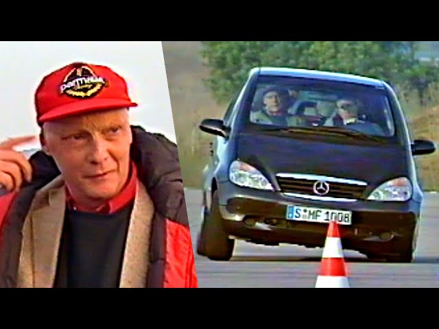 Mercedes A-Class moose test with Niki Lauda