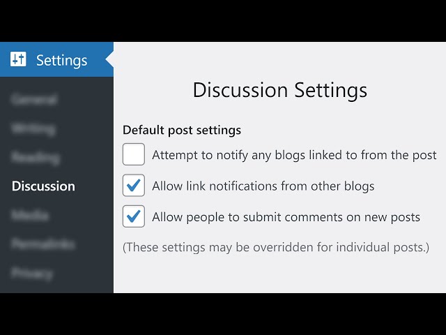 How to Configure Your WordPress Discussion Settings