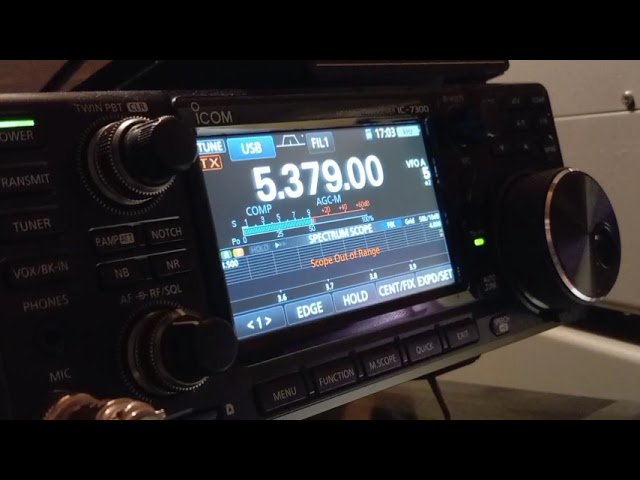 CQ60m on a very noisy band, but some good contacts... IC-7300 and 90' random wire.
