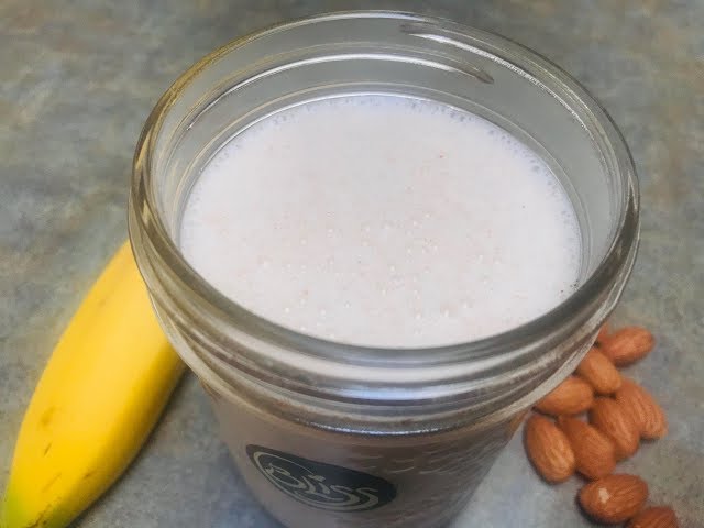 How To Make Almond Butter Protein Smoothie In Vitamix