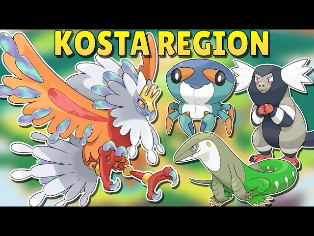 New BRAZILIAN Pokemon Region - Pokemon Kosta - Fakemon