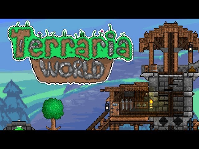 Reacting to Super Terraria World Alpha (Modded MMO RPG!)
