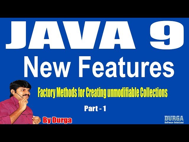 Java 9 || Session - 24 || Factory Methods for Creating unmodifiable Collections || Part - 1