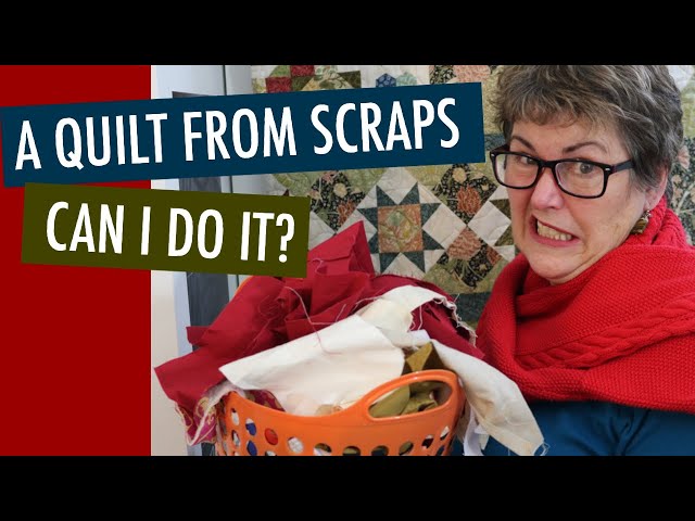 😬CAN I USE UP ALL MY SCRAPS? EPIC AFTERQUILT CHALLENGE