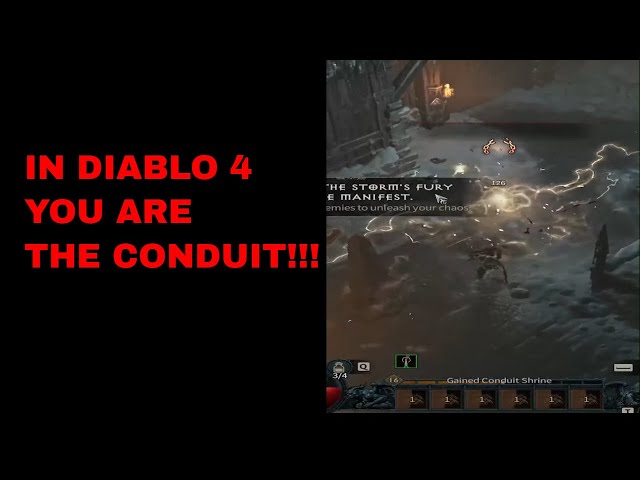 In Diablo 4 YOU ARE THE CONDUIT!! #shorts