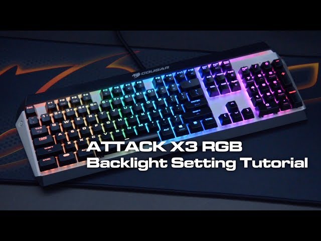 Attack X3 RGB Backlight Setting Tutorial