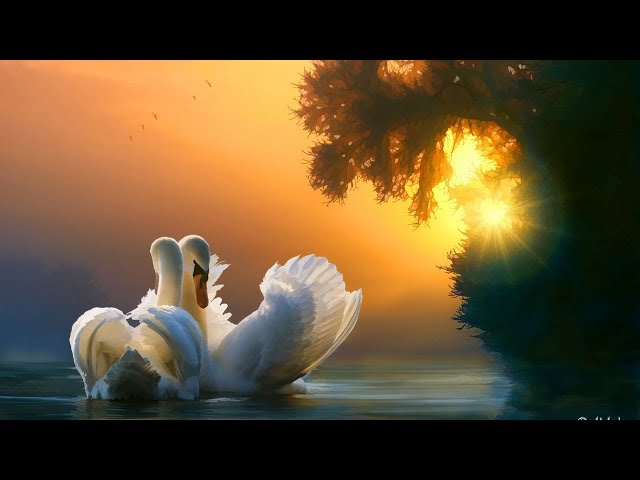 You can listen to this music forever! The best music Sergey Grischuk! Lovely swans!