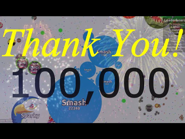 100,000 SUBSCRIBERS SPECIAL!!  BEST MOMENTS MONTAGE | Agar.io / Slither.io / Diep.io