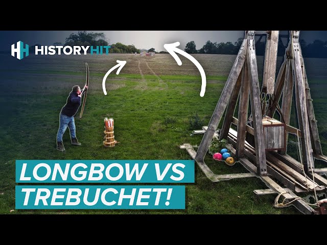 We Tested a Trebuchet Against a Medieval Longbow!