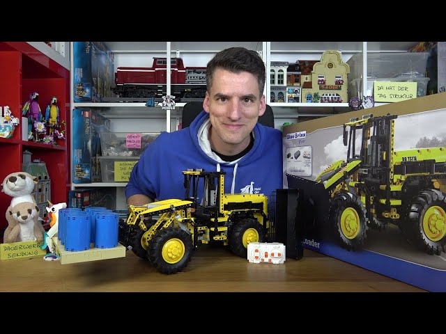Nach zehn Jahren kommt ein Nachfolger für Legos 42030: Happy Build Radlader von BlueBrixx® für 150€