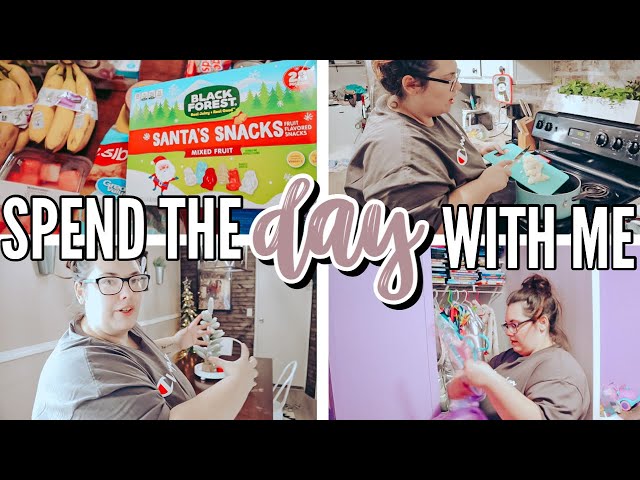 SPEND THE DAY WITH ME | mobile home homemaking | large family grocery haul | DAY IN THE LIFE