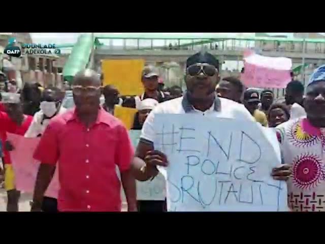 ODUNLADE ADEKOLA In A Peaceful Protest - END SARS