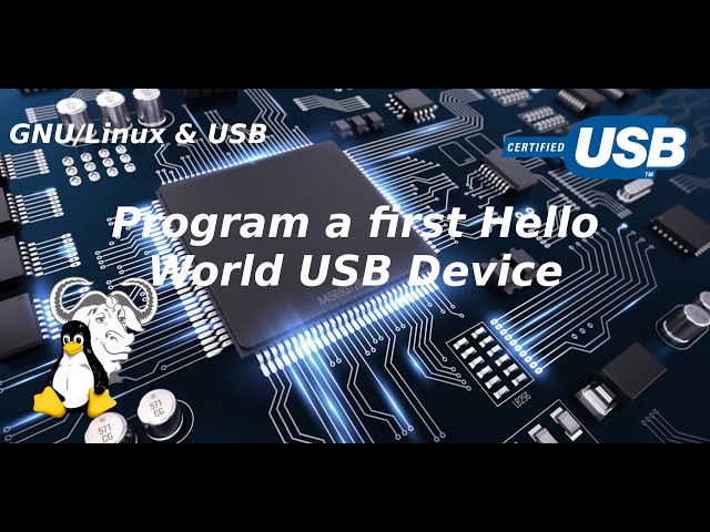 GNU/Linux & USB - Program a first Hello World USB device (Atmega32U4)