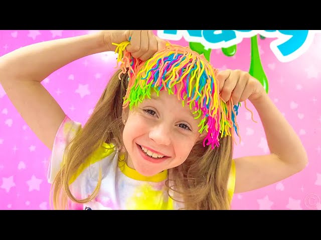 Nastya and Collection of funny challenges for kids
