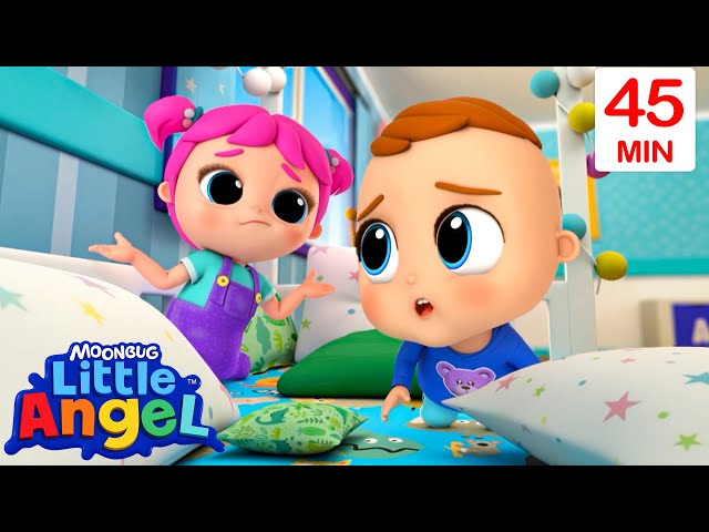 Search For Baby John's Favorite Toy | Little Angel and Cocomelon Nursery Rhymes