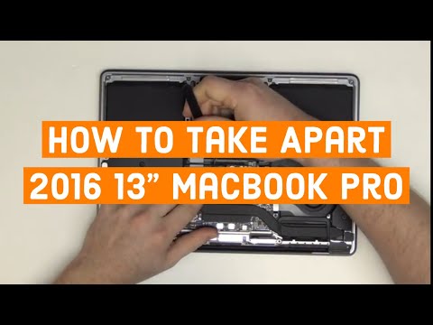 How to Take Apart the 2016 13" Macbook Pro A1708