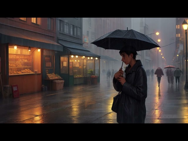 A Man in the Rain | Lofi & Jazz  #リラックス #作業用BGM