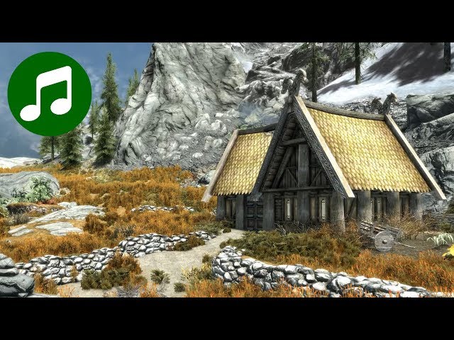 SKYRIM Ambient Music & Ambience 🎵 Drelas Cottage (Relaxing Gaming Music | Skyrim Soundtrack | OST)