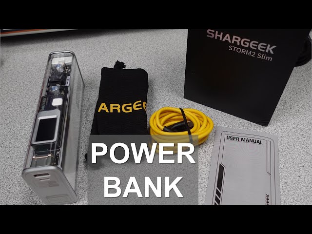 Shargeek Storm2 Slim Power Bank Review and Test 72Wh