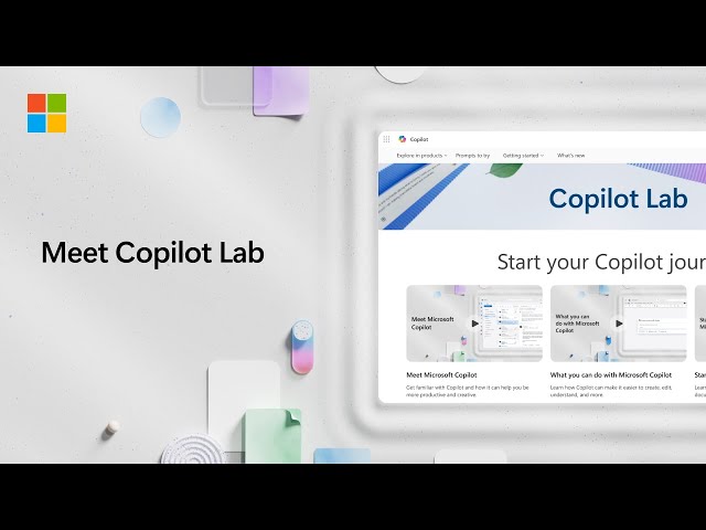Meet Microsoft Copilot Lab: Your everyday AI companion