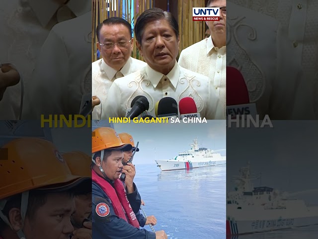 PBBM, nanindigan na hindi gagamit ng water cannon ang Pilipinas vs  China