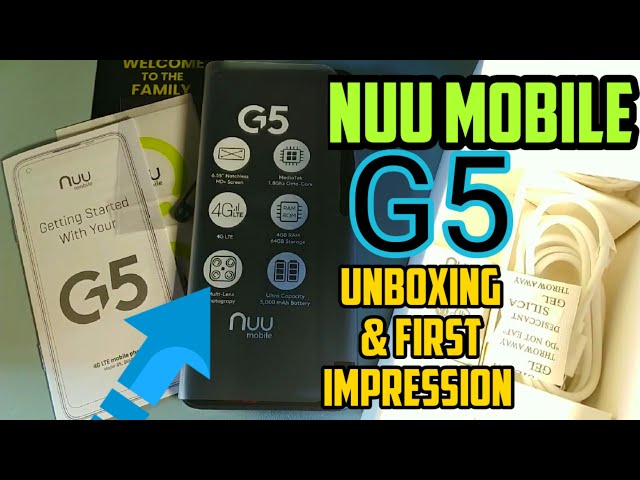 NUU Mobile G5 UnBoxing & First Impression | New entry level Flagship Budget Beast! $159