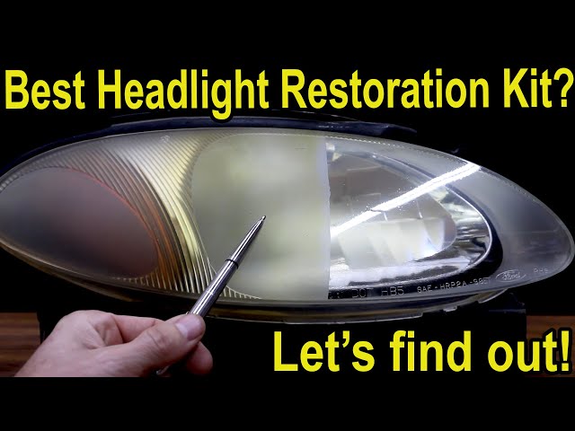 Best Headlight Restoration Kit?  Let's find out!  3M, Sylvania, Meguiar's, Mothers, Turtle Wax & HF
