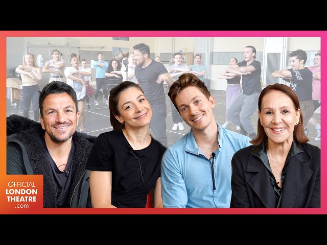 Grease West End rehearsals & chats with Peter Andre, Olivia Moore, Dan Partridge & Arlene Phillips