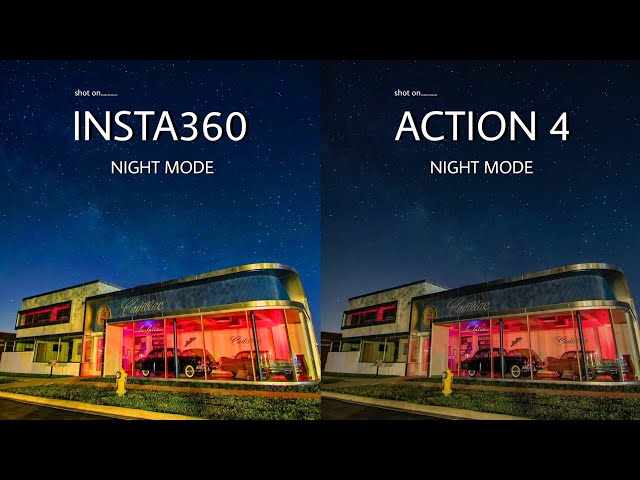 8k is here  - The New Insta360 X4 VS DJI OSMO ACTION 4 | NIGHT MODE | Camera Test