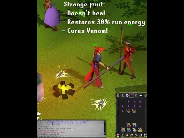 3 Foods you haven't heard of in Old School Runescape #shorts #osrs #runescape