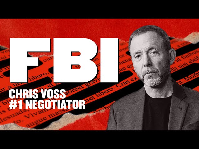 FBI Negotiator Teaches Art Of Negotiation (Masterclass w/ Chris Voss)