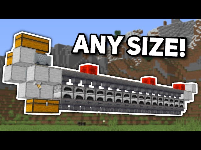 Minecraft Super Smelter: Simplest, Automatic, ANY SIZE!