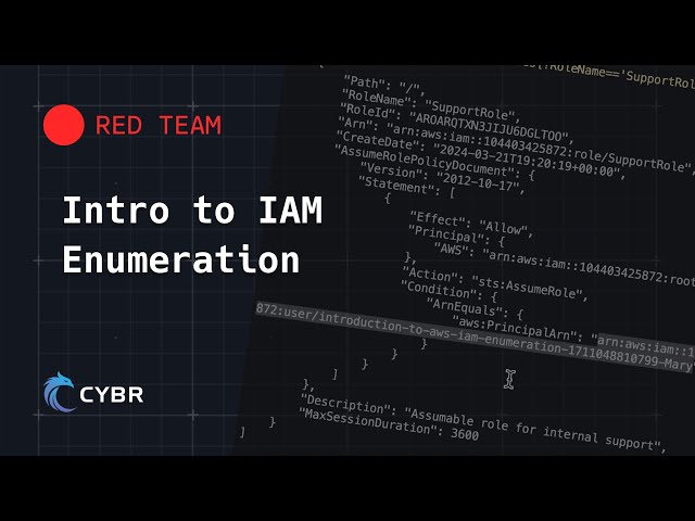 Intro to IAM Enumeration (Users, Groups, Roles, and Policies)