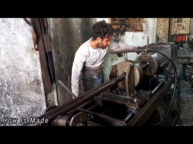 Threading metal shafts for industries / How Is Made