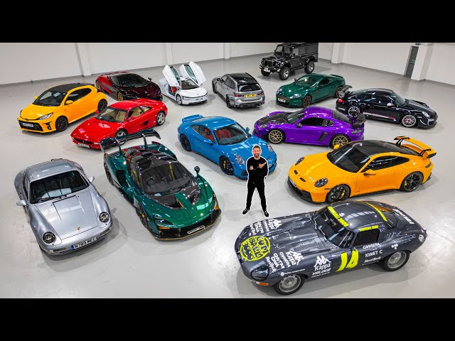 FULL TOUR Of My COMPLETE CAR COLLECTION! NEW MrJWW Garage