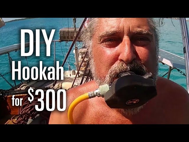 $300 DIY Dive HOOKAH + Cleaning Our Boat's Bottom!!