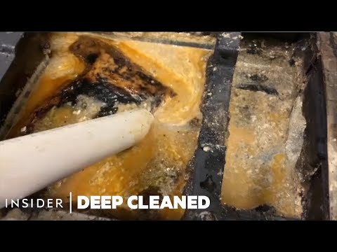 How A Year Of Old Grease Is Deep Cleaned From A Restaurant | Deep Cleaned